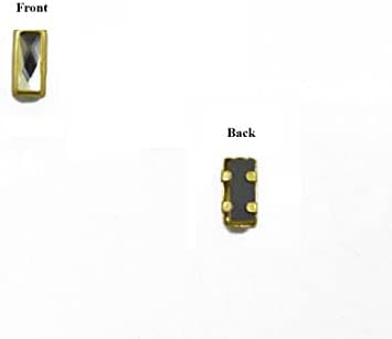 Embroidery Point Kundan Stones Beads Flat Back Glue On Rhinestones for Jewellery Making Embroidery White 500 Pcs Rectangle Shape 4x8 mm - Image 2