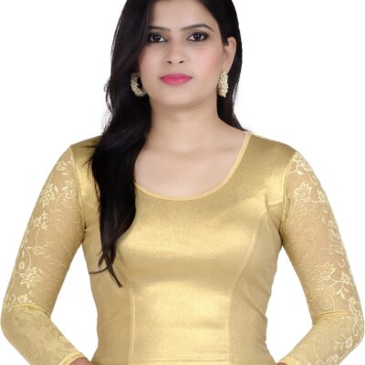 Chandrakala Readymade Blouses for Women sarees,Stretchable (B101-P)