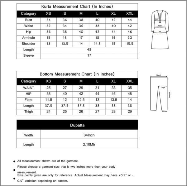 SIRIL Women's Embroidery Chinnon Silk Straight Kurta Set with Dupatta - Image 3