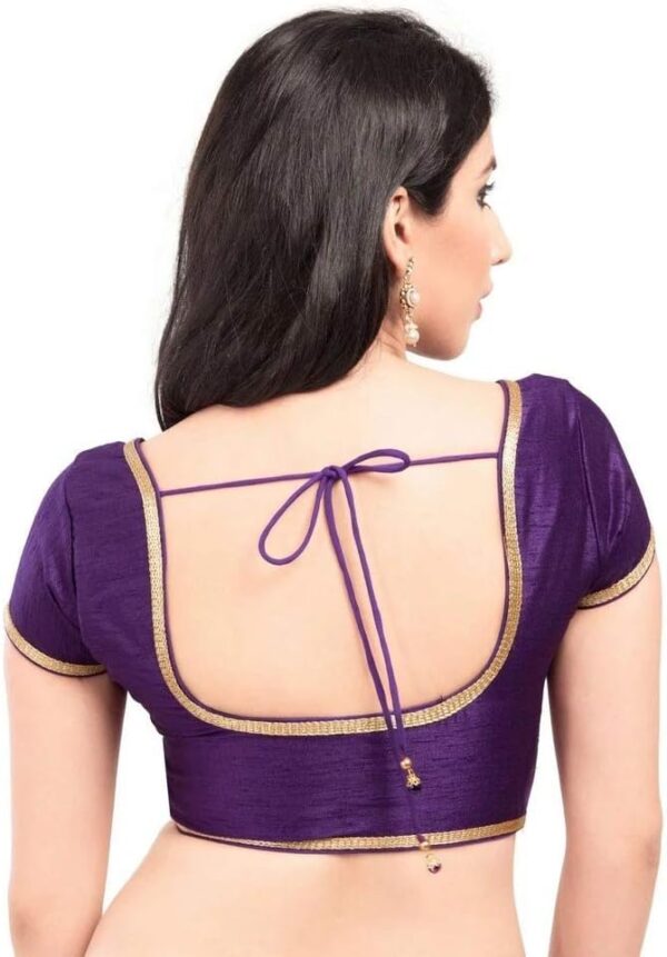 Indian Designer Saree Blouse for Women Readymade Choli top indian Stylish blouse - Image 2