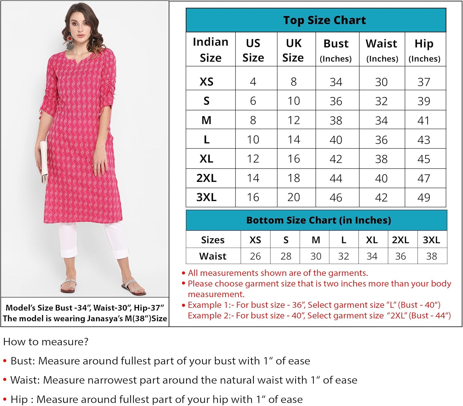 Janasya Indian Women's Cream Georgette Floral Embroidered A-Line Kurta Set - Image 2