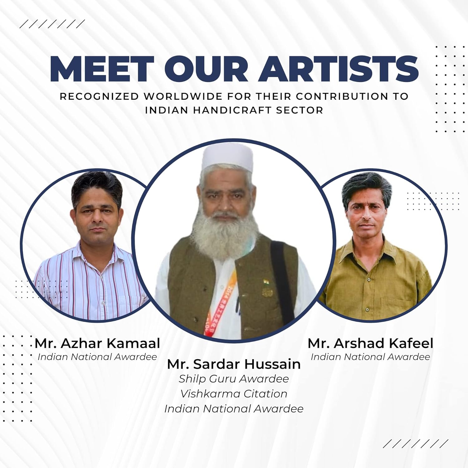 HASHCART® Crafty Square Floral Pattern Wood Stamps for Block Printing Set of 5, Wood Printing Blocks for Kids' Art Projects, Textiles, Fabric, Clay, Henna, Tattoo, Wood Stamps for Craft - Image 7