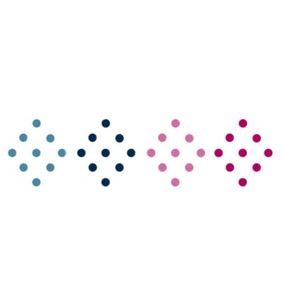 INDIAN C-A-R || Multicolor | Turquoise, Dark Blue, Pink and Hot Pink Beautiful Round Plain Bindis