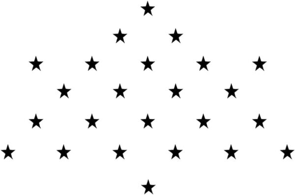 Black Color | Star Shaped Black Bindi Kumkum Sticker | Bindi Round Dot for Women