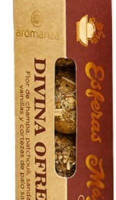 Premium Organic Magic Spheres Incense. Deep Smudging. Hand Made. Breath Nature. Feel Better Gift. 4 Count. (Champa Flower, Patchouli, Indian Sandalwood, Vanillas, Palo Santo/Divine OFFERING)