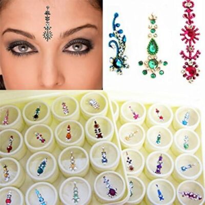 Indian Bindi For women Temporary tattoo body art wedding jewels makeup polka dots stick on round bindi