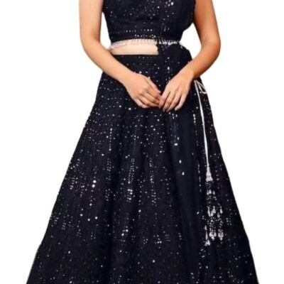 Indian Ready to wear Lehenga Choli for Women Flared Party Night with Stitched Blouse A6