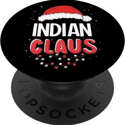 Indian Santa Claus Christmas Matching Costume PopSockets Swappable PopGrip