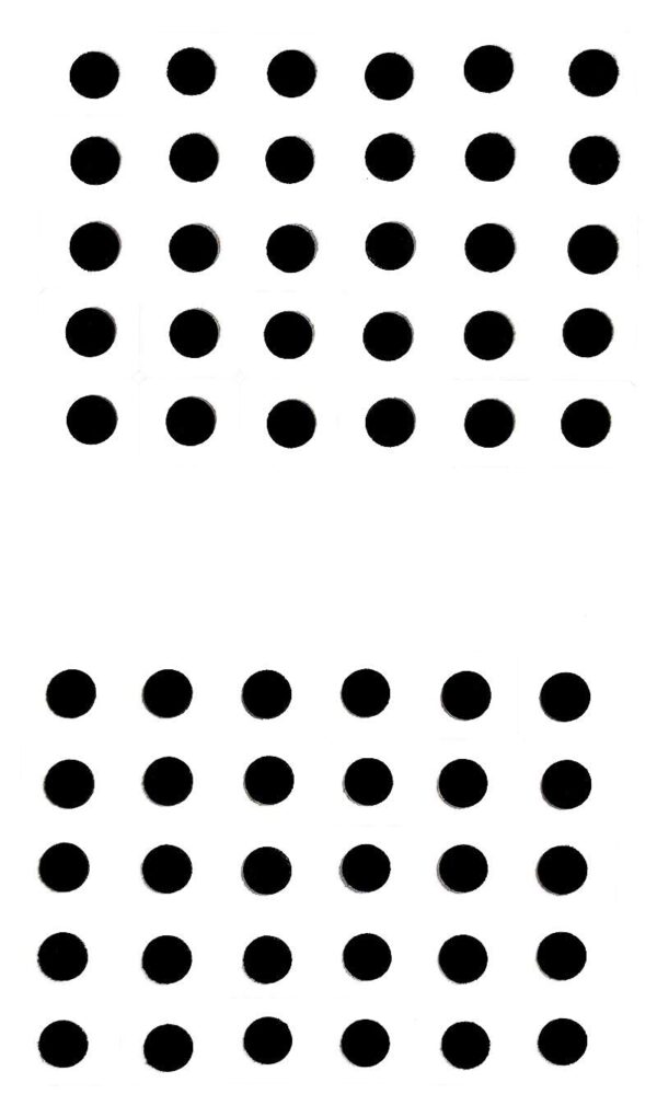 Multisize Indian Daily Use Forehead Bindi Round Dot Tattoo Body Black Velvet Dot Bindi Tattoo Stickers Adhesive Body Bindi Forehead Stickers face Jewelry Indian Daily Use for Women (6 mm) - Image 2