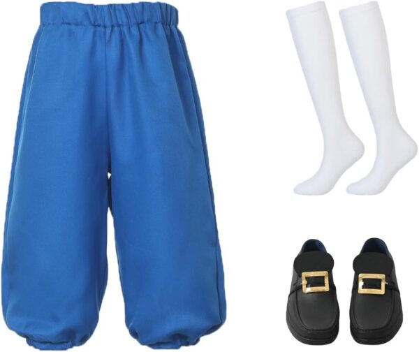 Boys Colonial Costume Set Knicker Pants Shoe Buckles White Socks Accessories for Colonial Style Boys Knicker Pants