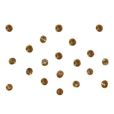 Bindi Indian Small Round Circle Premium Bindi Assorted Golden Stone Indian Daily Use Forehead Bindi Tattoo Body Art Sticker