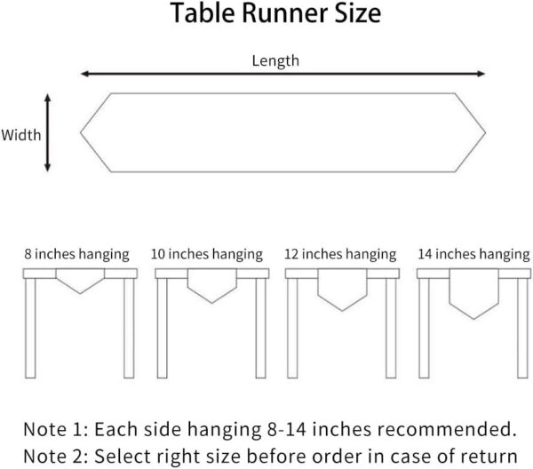 ARTABLE Lace Table Runner Dresser Scarf Macrame Embroidered Table Runners with Exquisite Flower Vintage Shabby Chic for Wedding Holiday Dinning (Champagne, 10 x 36 Inch) - Image 7