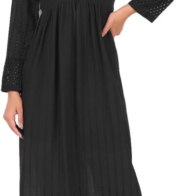 ladyline Lucknowi Chikankari Long Kurta Anarkali Floor Length Dress Indian Kurti Tunic