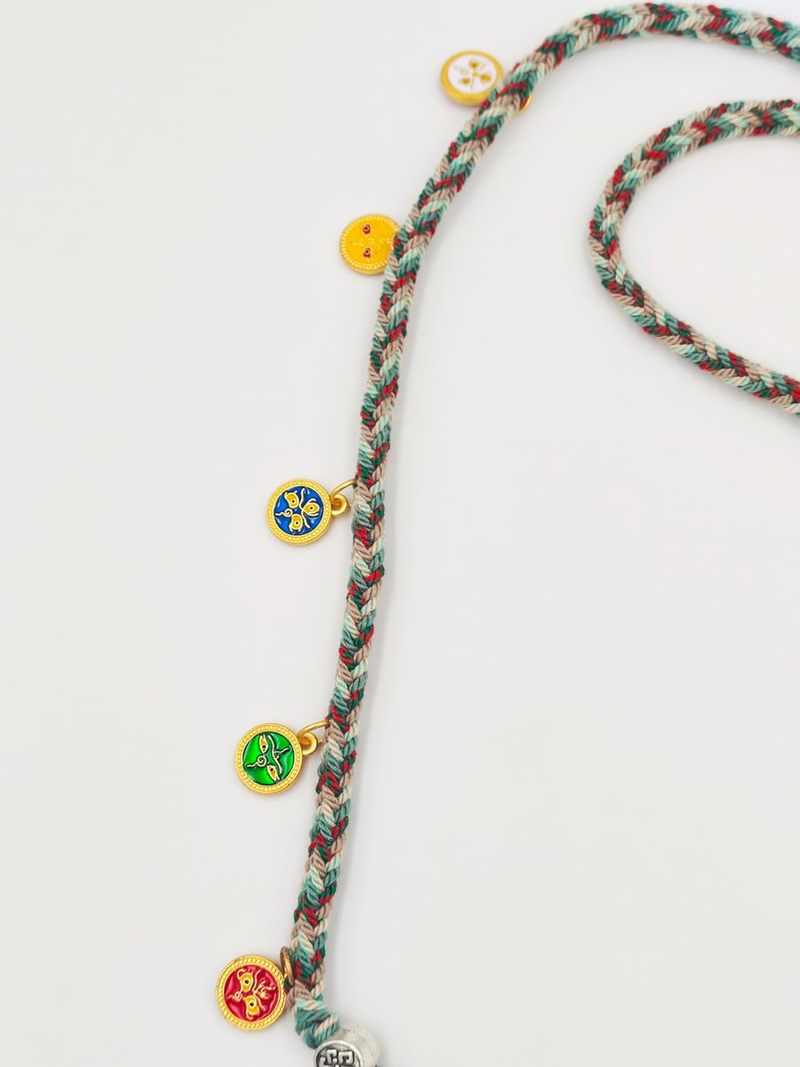 Now All Fengshui Modern Healing Necklace - Get Well Soon Protection Amulet - Adjustable Handmade Lucky Jewelry - Unique Weave Rope for Women & Men (Blue, Extra Large) - Image 5