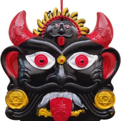 Export Store Wall Hanging Plastic Nazar Suraksha Kawach, Drishti Bommai, Evil Eye Protector, Nazar Battu for House, Office, Shops Entrance (Medium Size) Pack of 1