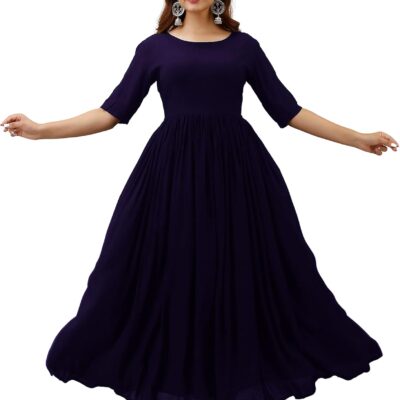 Women Rayon Anarkali Kurta