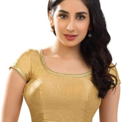 Designer Digital Printed indian sarees traditional dupion silk Blouse with sleeves