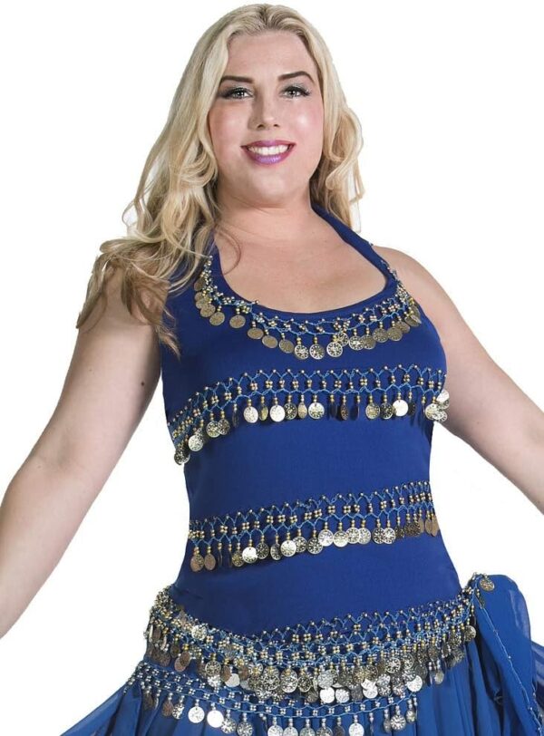 Belly Dance Stretchy Halter Top - TP01 - Image 2