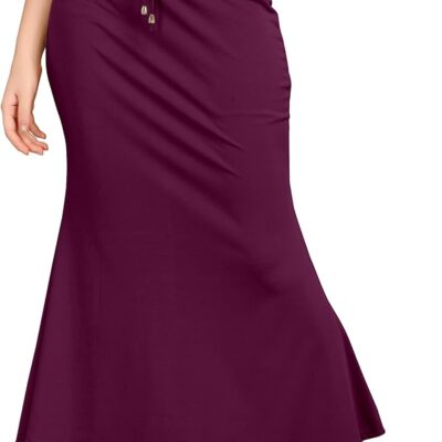Lycra Saree Shapewear, Long Skirt for Women for Beach, Night Out, Regular, Office, Party