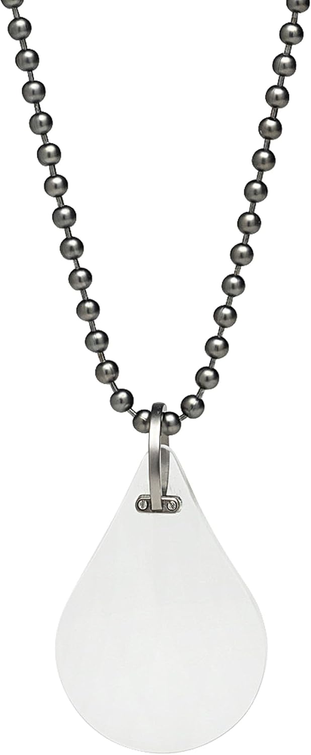 LUKA : Greased Lightnin'. Monocle Necklace with Magnifying Optic Lens.