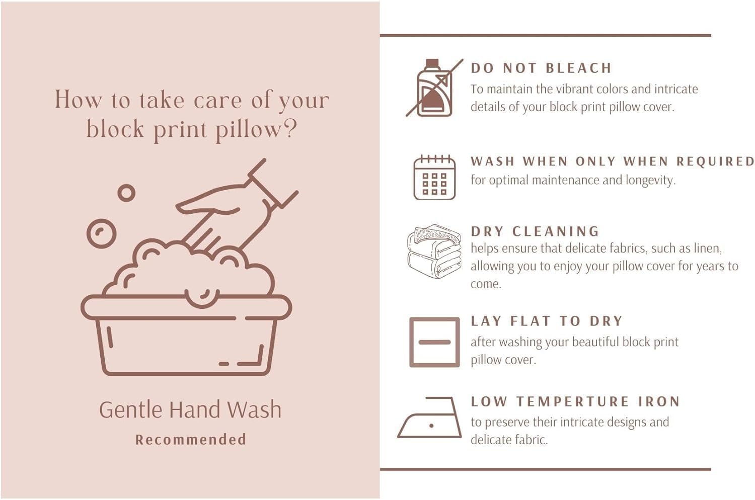 Handmade Block Print 14x14 Inches Cotton Throw Pillowcase Cushion Cover with Invisible Zipper for Sofa, Couch, Fall, Christmas Decoration, Farmhouse, Six Kamal, Light Green - Image 7