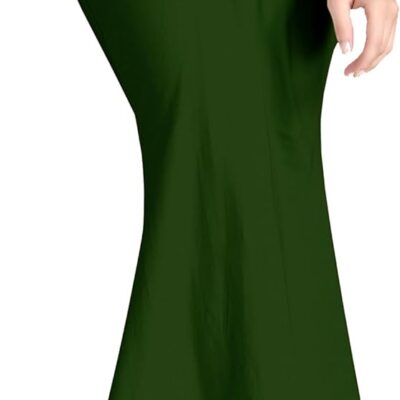 Chandrakala Cotton Saree Shapewear for Women Seamless Stretchable Mermaid Sari Shaper Petticoat Girls (S117-P)