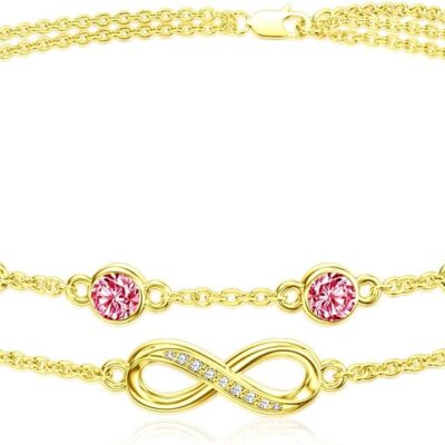 Dorunmo Christmas Gifts Anklet Bracelets For Women 925 Sterling Silver Birthstone/Infinity/Butterfly/Evil Eye/Turtle/Pineapple/Starfish/Heart Anklets Bracelets Jewelry Gifts for Women