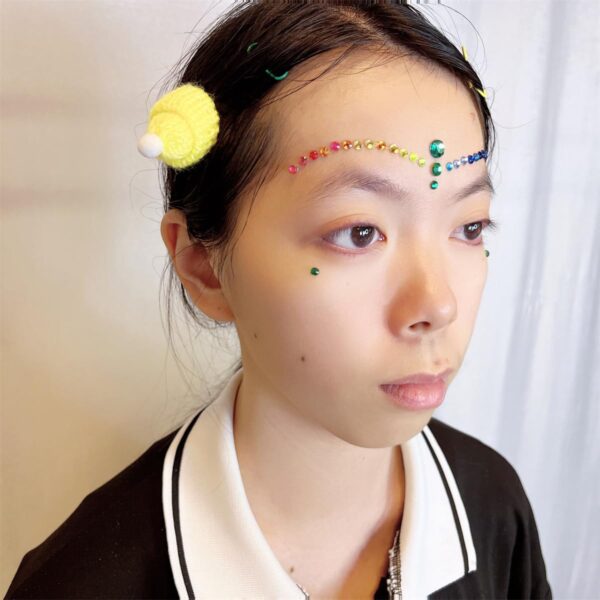 rainbow face gems festival halloween face jewels crystals bindi body jewels temporary tattoo face jewel stickers for festival pride makeup - Image 4