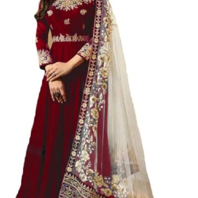 Delisa New Desiner indian/Pakistani eid special Ethnic/partywear wear Anarkali Gown for women LT