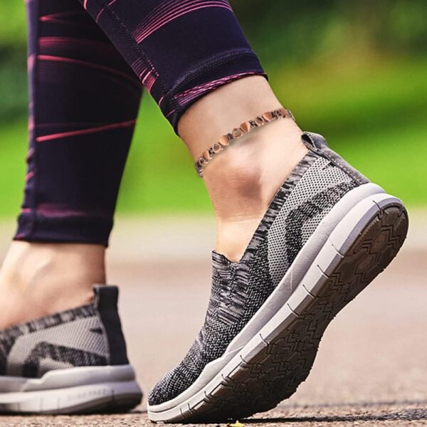 Copper Ankle Bracelet Women, 99% Pure Copper Heart Shape Magnetic Anklet, Fashion Jewelry Present (0086Q) - Image 6