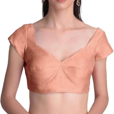 Party wear Indian Saree blouse for Women Readymade Padded silk choli