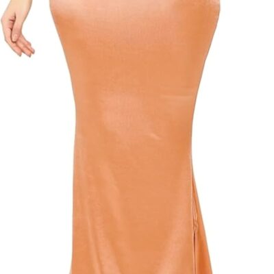 Chandrakala Satin Saree Shapewear for Women Seamless Stretchable Mermaid Sari Shaper Petticoat Girls (S118-P)