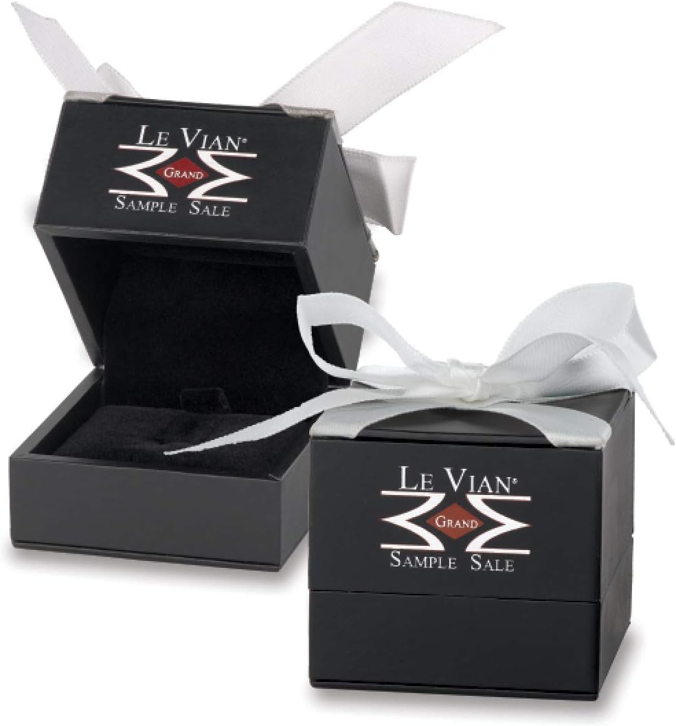 LE VIAN 3/4 Carat Triangle Brown Smoky Quartz Circle Pendant Necklace for Women I 14k Rose Gold Plated 925 Sterling Silver Logo Pendant for Her I 18 Inch Chain with Spring Ring Clasp - Image 6