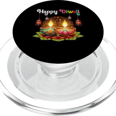 Happy Diwali Funny Festival Proud Indian Matching Family PopSockets PopGrip for MagSafe