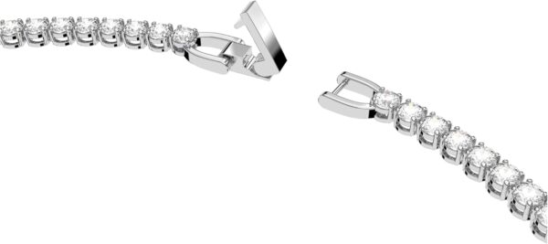 Swarovski Jewelry Crystal Elegance Necklace Collection, with Crystals and Clear Stones on Rhodium and Rose Gold-Tone Finished Metal - Image 3