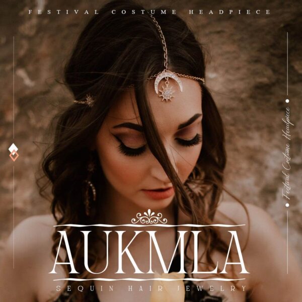 Aukmla Boho Head Chain Jewelry Gold Layered Headpiece Hair Chains Festival Halloween Prom Costume Headband Hair Accessories for Women - Image 7