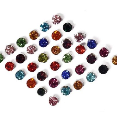 New Love Collection Diamond Stone Bindis for Women & Girls (Multicolor)