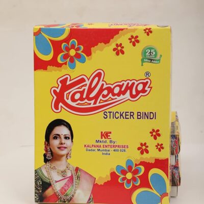 Kalpana Women's Bindi Maroon Slim Tilak Sticker kumkum | (Pack of 12) (Size-0)