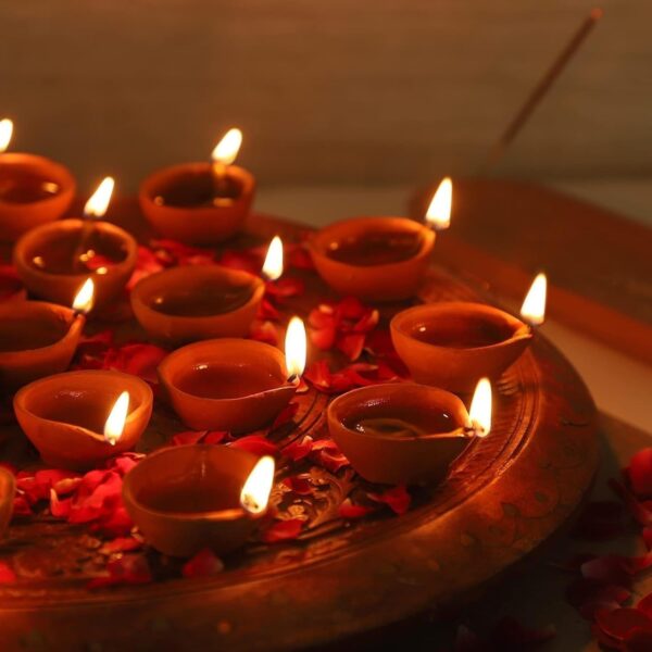 Traditional Handmade Plain Earthen Clay (Mitti) Diya for Diwali, Navratri, Diwali Decor, Home Decoration, Eco-Friendly (36) - Image 6