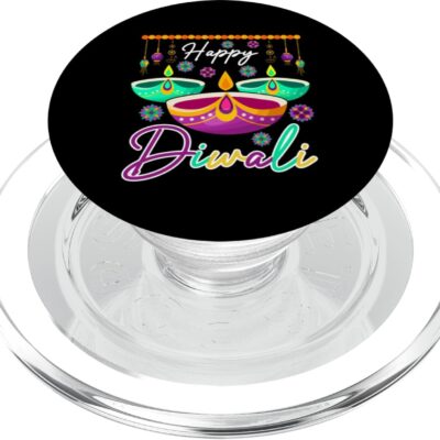 Happy Diwali Funny Festival Proud Indian Matching Family PopSockets PopGrip for MagSafe