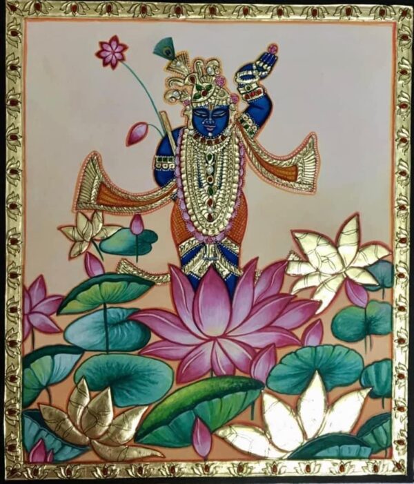Tanjore Gold Foil 25 Sheets Booklet (4/3inches) for Kundan Work, Tanjore Painting, Art & Crafts, Gods Frame, Gold Leaf Metallic Gold Foil, Gilding, Canvas - Image 3