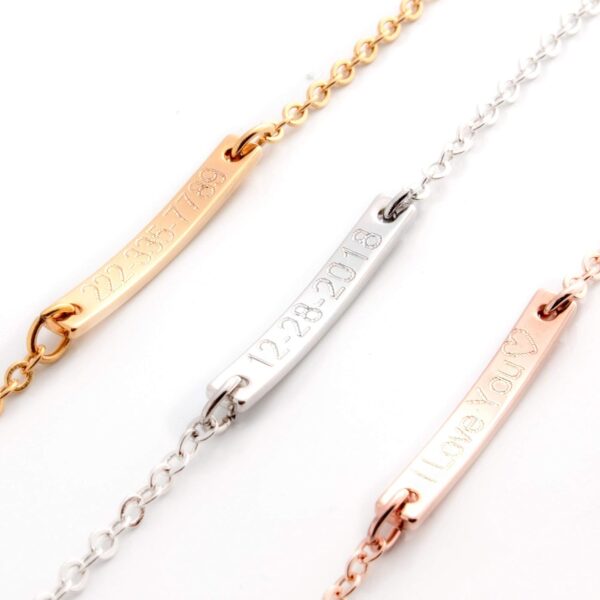 Personalized Baby Anklet 16K Plated Gold Rose Gold Silver Customized Kids Birthday Unique Gift New Born to Teen Kids Personalized gift - Image 6