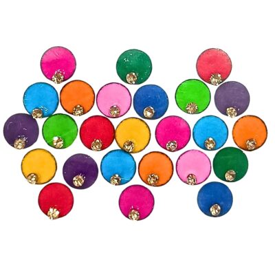 Multicolor Golden Stone Bindi Indian Round Circle Premium Bindi Assorted Multi Color Indian Daily Use Forehead Bindi Round Stone Dot Tattoo Body Sticker