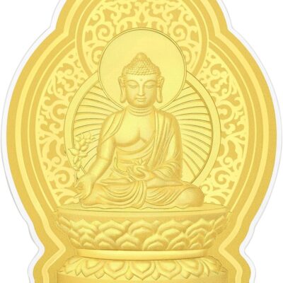 CHOW SANG SANG 999.9 24K Pure Gold Cultural Blessings Medicine Buddha Bhaisajyaguru Ingot for Women & Men 94172D