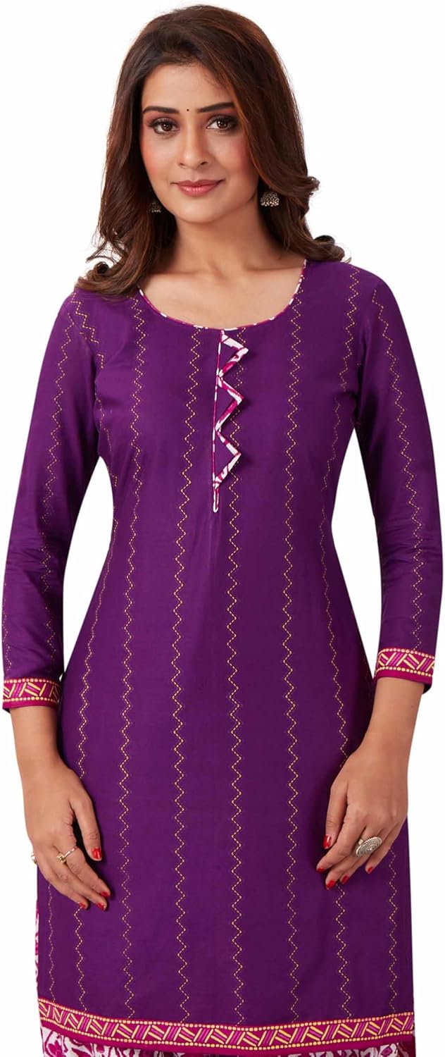 Miraan Cotton Printed Readymade Salwar Suit For Women (BANDCOLOR8033) - Image 4