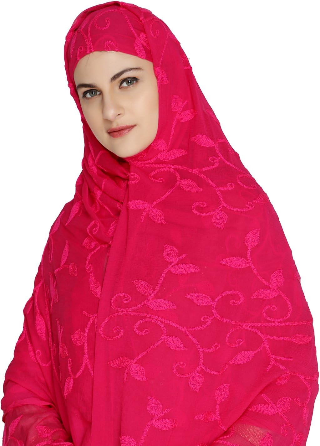 DUPATTA BAZAAR Woman's Embroidered Soft Chiffon Chunni,Dupatta, Stole - Image 2
