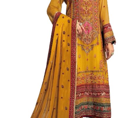 Indian Pakistani Salwar Kameez suit ready to wear embroidered plus size eid festival for women (1065)