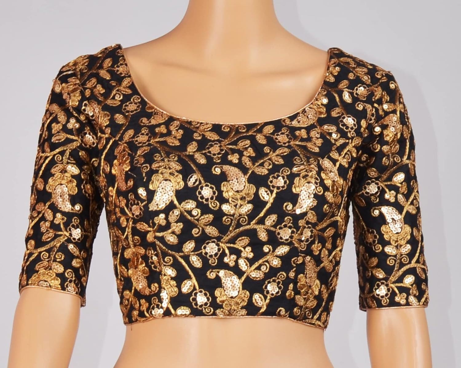 Chandrakala Embroidered Blouses for Women Sarees,Readymade (B187-P) - Image 2