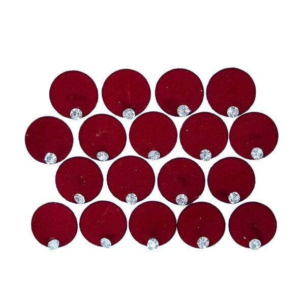 Traditional Bindi Indian Round Circle Premium Bindi maroon Color Indian Daily Use Forehead Bindi Round Dot Tattoo Body Art Sticker