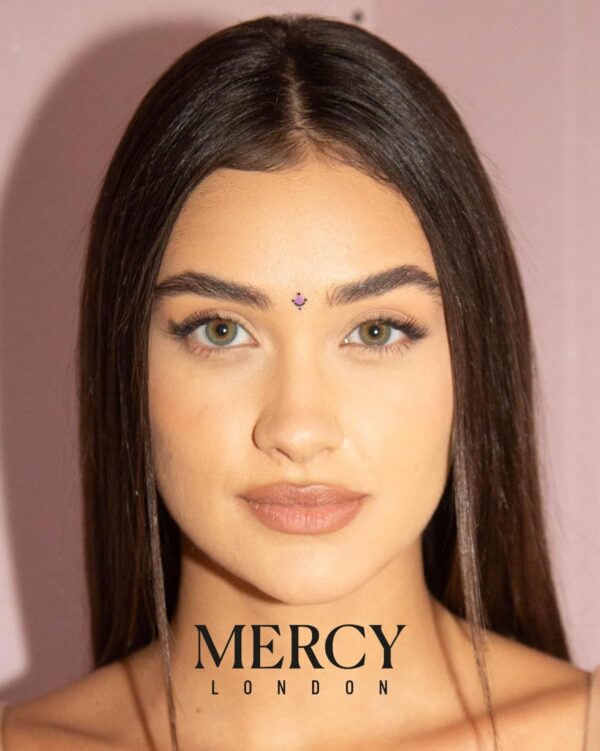 Avantika Bindi by MERCY LONDON Crystal Indian Bindi Face Jewels Gold Multi Packet - Image 6